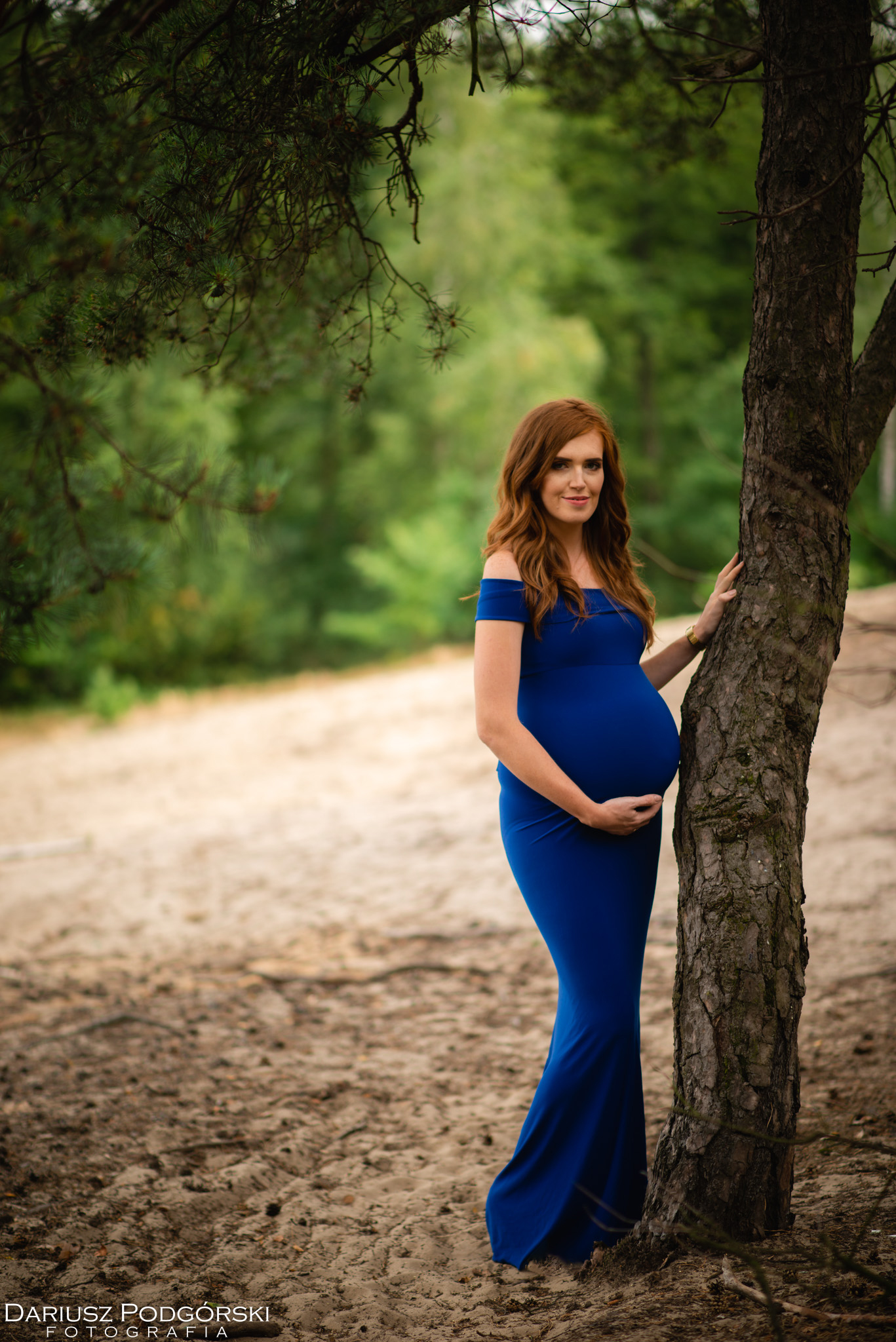 Kobieta w ciąży - sesja zdjęciowa